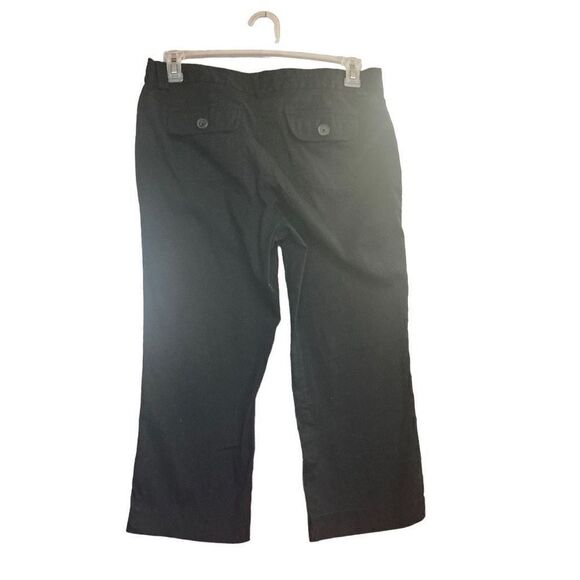 ACCESS Women’s Black Stretch Metro Fix Cropped Pants‎ Size 12 Inseam 21” - Picture 2 of 8